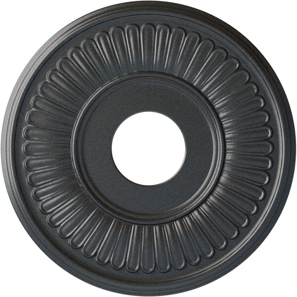 Ekena Millwork Berkshire Ceiling Medallion (Fits Canopies up to 7"), 15 3/4"OD x 3 7/8"ID x 3/4"P, Pewter CM15BEPES - main